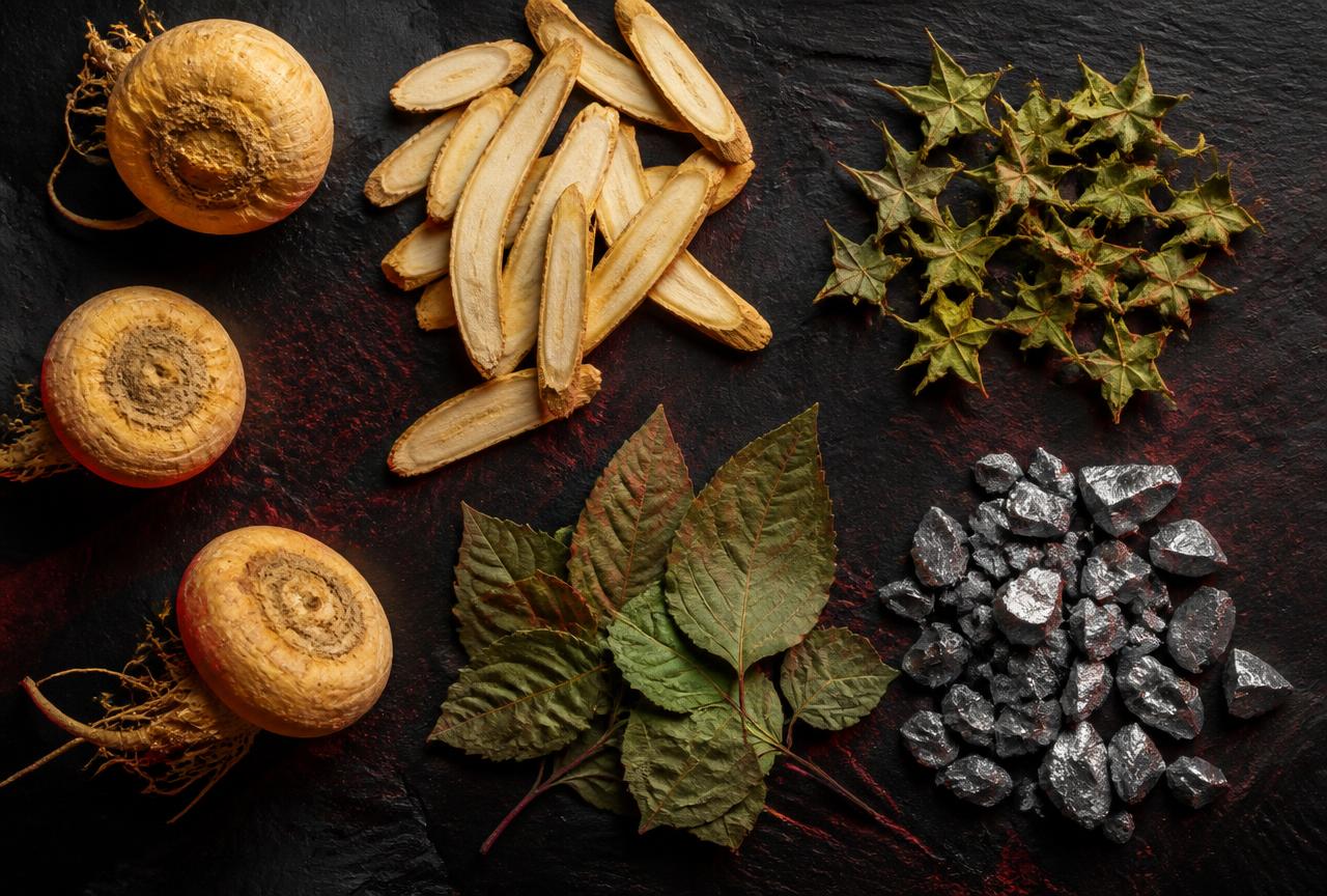Herbal ingredients used in Staminox Male Enhancement: maca, ginseng, tribulus, horny goat weed and zinc